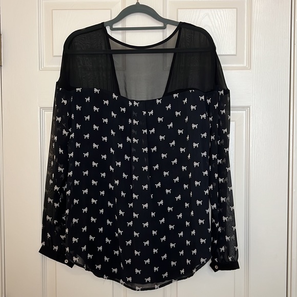 Super cute Weston Wear Poodle Print Top - Picture 2 of 3